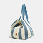 Blauw-wit gestreepte strandtas Blauw-wit gestreepte strandtas